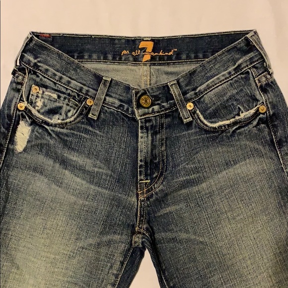 7 For All Mankind Flare Jean Size 25 - Picture 2 of 7